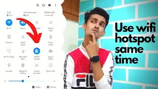 Use WIFI & HOTSPOT same time in any  android phone | wifi hotspot ek sat use kare .