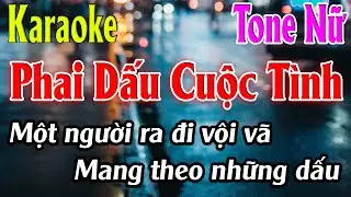 Phai Dấu Cuộc Tình Karaoke Tone Nữ Karaoke Lâm Organ - Beat Mới