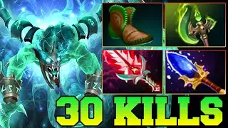 30 Kills Visage Dota 2 Mid Gameplay !! Visage Best Carry Meta Support 7.38