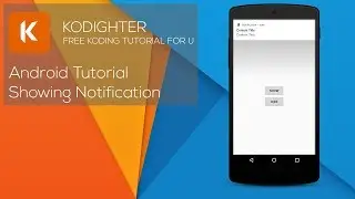 Android Studio Tutorial - Showing Notification
