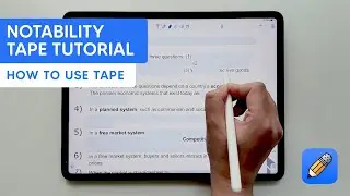 How to Use Notability's New Tape Feature!