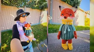 Лисичка Амигуруми. Бесплатное описание. Amigurumi Fox - FREE PATTERN.