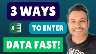 How To Enter Data FAST In Excel Cells Without Repeating Same Values