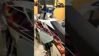 Звук работы мотарда Husqvarna 😍⚡️🏍️ SuperMoto 2T  ⚡️⚡️⚡️