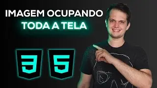 Imagem ocupando a tela inteira com HTML e CSS (full screen)