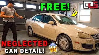 Cleaning a FREE CAR That Was Abused for Years! | The Detail Geek