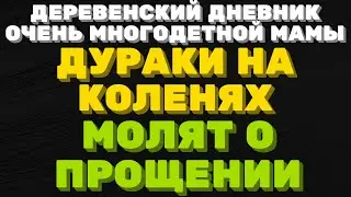 Дураки на коленях, молят о прощении \ ДЕРЕВЕНСКИЙ ДНЕВНИК очень многодетной мамы \ мать героиня