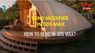 Bend modifier in 3ds max | 3ds Max Tutorial |3Ds Max modifier #shortvideo #3dsmax #shorts