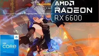 RX 6600 Genshin Impact 4.6 1440p