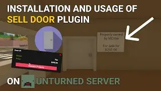 Sell Door Plugin Tutorial for Unturned Servers (Apartments Plugin for RP)