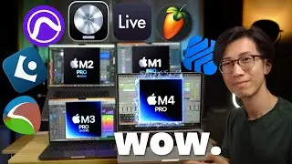 M4 Pro MacBook Pro: HUGE Leap for Music Production | M4 Pro vs M3 Pro vs M2 Pro vs M1 Pro