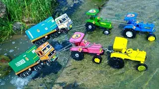 New TATA Dumper TATA Prima Truck Accident Pulling Out Mahindra Sonalika Swaraj Ford Tractor ? CS Toy