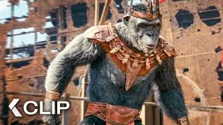 Noa Meets Proximus Caesar - KINGDOM OF THE PLANET OF THE APES Clip (2024)