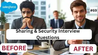 Salesforce Interview Questions on Sharing & Security || Part 69