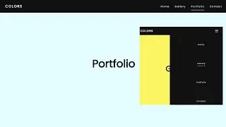 Responsive Navigation Bar Tutorial | HTML CSS JavaScript