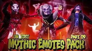 Un-Edit PUBG Mythic Emotes Pack (Part 09)😍 | PUBG Mythic Emotes Pack | Mr TOM Playz