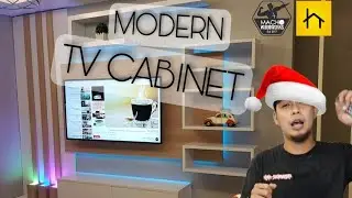 MODERN TV CABINET | Christmas Vibe MEDIA WALL | ENTERTAINMENT CENTER