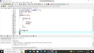 Print Prime Number Program in C Language using While Loop|@LeranProgramming|