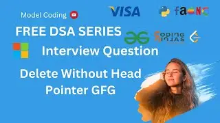 Delete without head pointer | Delete Without Head Pointer gfg - Linked List