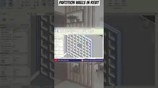 Partition Walls in Revit  #revit #bim #architecture