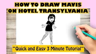 HOW TO DRAW MAVIS ON HOTEL TRANSYLVANIA