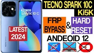 Tecno spark 10c ki5k frp bypass latest update / Tecno spark 10c frp bypass android 12