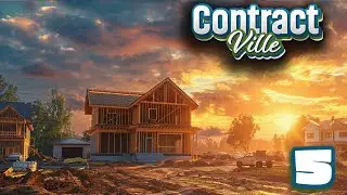 WE'RE BUILDING OUR FIRST HOUSE! - ContractVille Gameplay