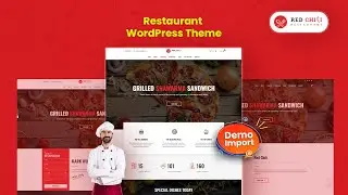 RedChili - Restaurant WordPress Theme [Demo Content Import]