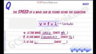 How to Calculate Wave Speed - GCSE Physics