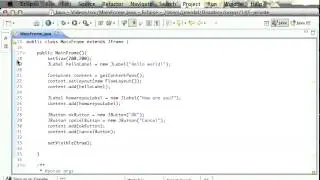 Java Swing Application Tutorial