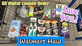 Walmart Haul - All digital coupon deals this week! Save 90%! 6/25-7/1