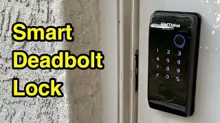 How to install Smart deadbolt lock - EleMake setup & review.