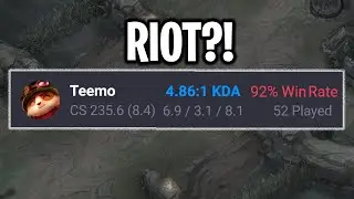 Riot doesn't seem to care about this...