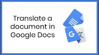 Translate in Google Docs