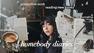 homebody diaries ⚝ reading, journaling, art ⚝ no.005