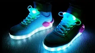 СУПЕР СВЕТЯЩИЕСЯ LED КРОССОВКИ | КРУТЫЕ Аксессуары для обуви с Aliexpress