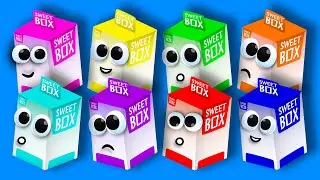 СВИТ БОКС - Сюрпризы и игрушки ЧЕБУРАШКА спрятались в разных предметах