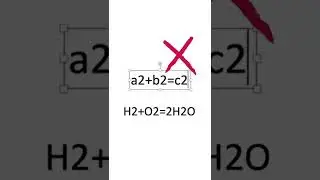 Guilty write down formulas like that? 