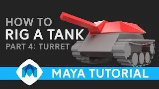 How to Rig a Tank in Maya | Tank Rig in Maya | Part 4 Turret