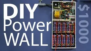 1kw DIY PowerWall affordable  18650 build project (2018)