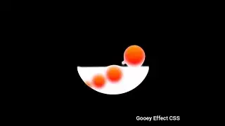 STICKY / GOOEY /FLUID EFFECT | SVG FILTER | CSS ANIMATION EFFECT