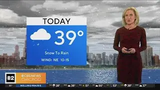 Chicago First Alert Weather: Snow showers, light rain