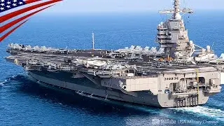 The World's Biggest & Strongest Warship - Nuclear Supercarrier USS Gerald R. Ford in Action