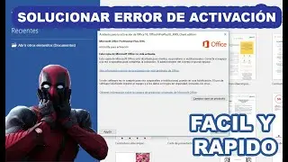 SOLUCIÓN AL ERROR DE ACTIVACIÓN DE PRODUCTO EN OFFICE 2024