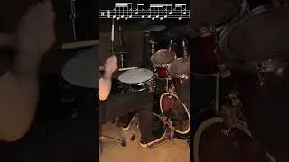 Double Bass Drumming 02 Linear Cross Rhythm Drum Fill