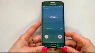 Samsung Galaxy S6 Edge SM-G925F Incoming call / Android 7.0 / Actual phone in 2023