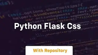 python flask css