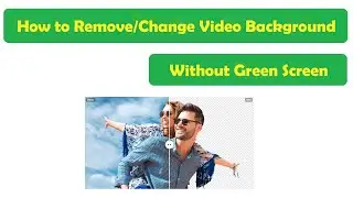 How to Remove/Change Video Background without Green Screen for Free Online