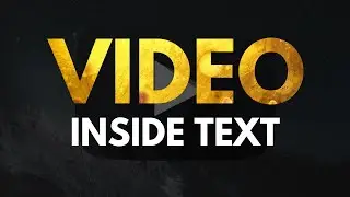 Place a Video inside Text with Elementor | Elementor Video Mask Effect