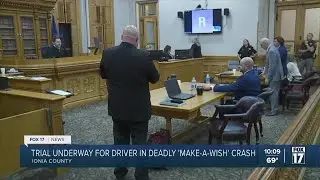 Trial underway for driver in deadly 'Make-a-Wish' crash